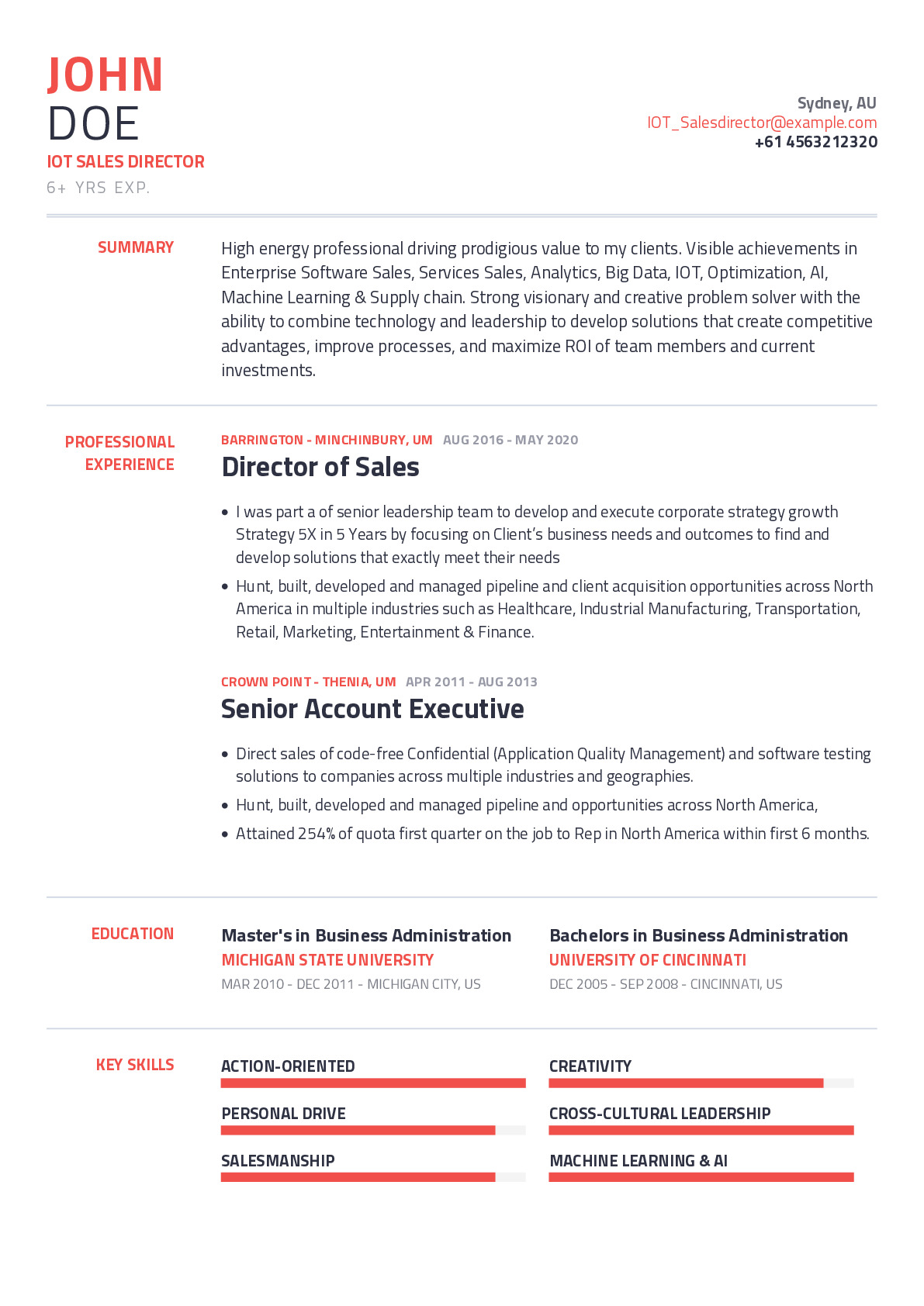 Resume Example